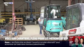 Les patrons du BTP s'organisent face à la montée des vols d'engins de chantiers 