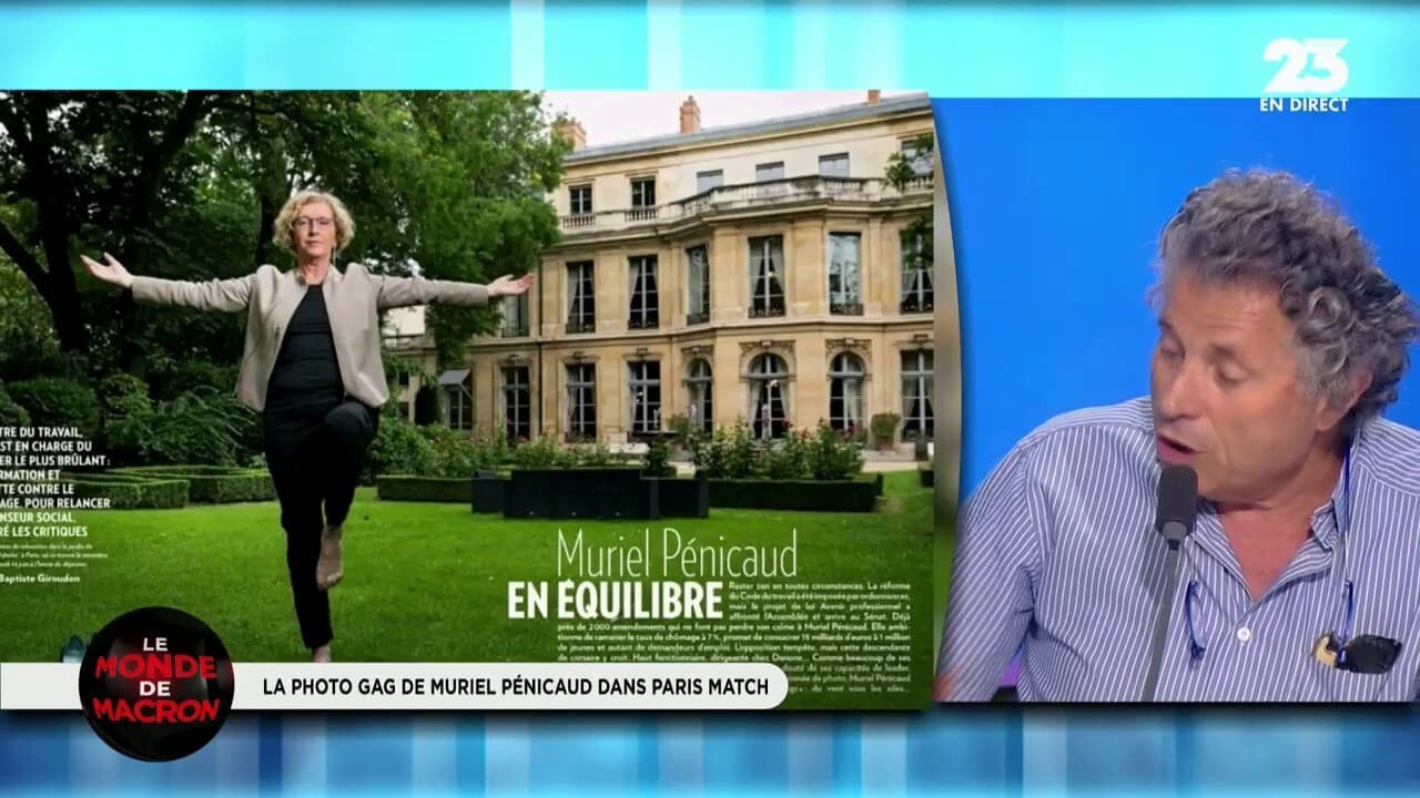 Photo gag de Muriel Pénicaud "J