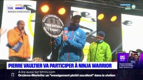 Hautes-Alpes: Pierre Vaultier en compétition à Ninja Warrior
