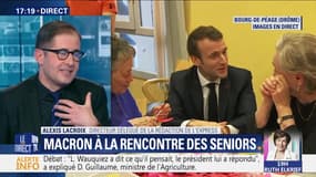 Emmanuel Macron à la rencontre des seniors (1/2)