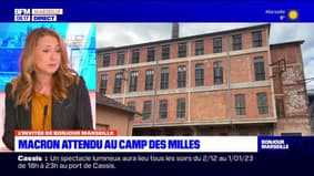 Macron au Camp des Milles: "extrêmement important qu'il soit là" se félicite Anne-Laurence Petel
