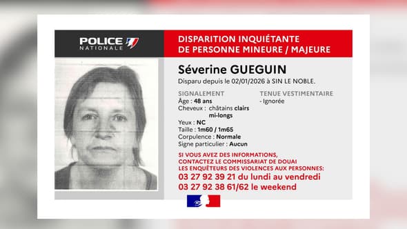Une femme de 48 ans portée disparue à Sin-le-Noble dans le Nord, un appel à témoins a été  lancé. 