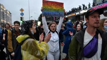 Manifestation à Moscou, le 15 juillet 2020