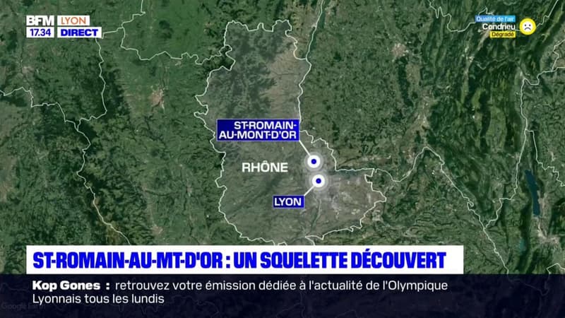 Saint-Romain-au-Mont-d'Or : un nouveau squelette découvert