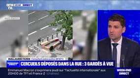 Cercueils déposé dans la rue : 3 gardés à vue - 02/06