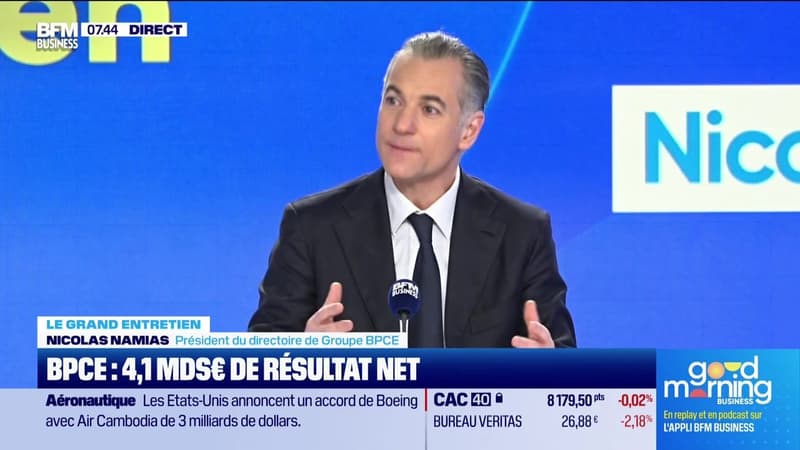 Le Grand entretien : BPCE, 4,1 milliards d'euros de résultat net - 04/02
