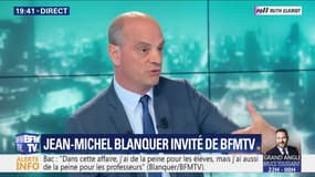 Jean-Michel Blanquer assure que la réforme du lycée "est faite pour donner plus de liberté et de choix aux lycéens"