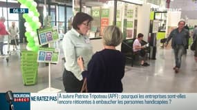 Angélique, handicapée mentale, travaille: "Ca permet de respirer et de mettre le handicap de côté"