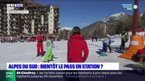 Alpes du Sud: le pass sanitaire en station, un frein pour les skieurs? 