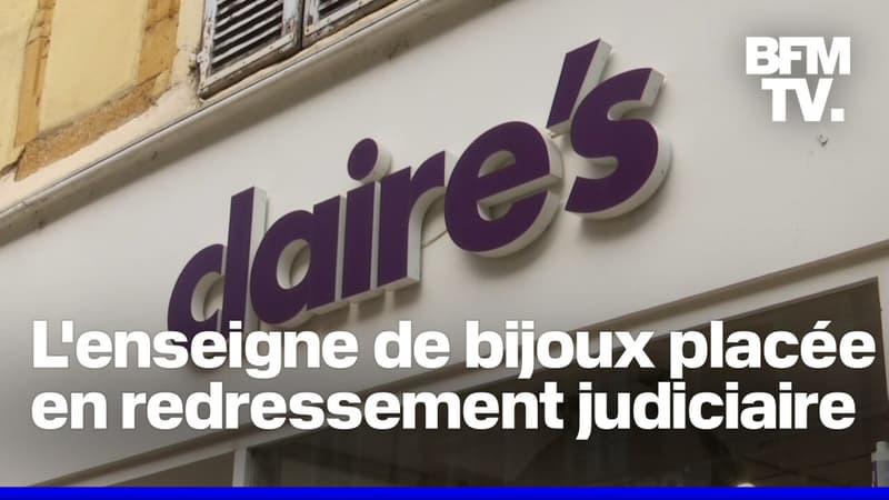 L'enseigne d'accessoires et bijoux Claire's placée en redressement judiciaire
