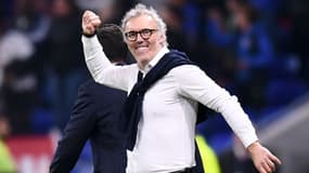 Laurent Blanc après la victoire de l'OL contre Lille