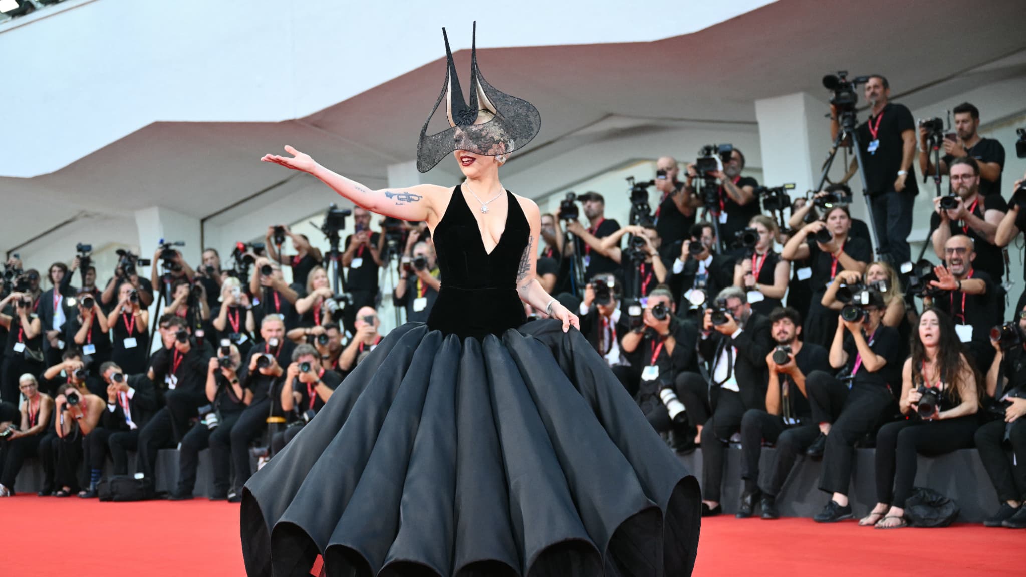 Lady Gaga à la Mostra de Venise le 4 septembre 2024