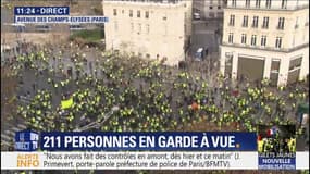 Gilets jaunes à Paris: la situation est beaucoup plus calme que la semaine dernière au niveau de l'Arc de Triomphe