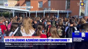 Alpes-Maritimes: les élèves partagés sur le port de l'uniforme dans les collèges