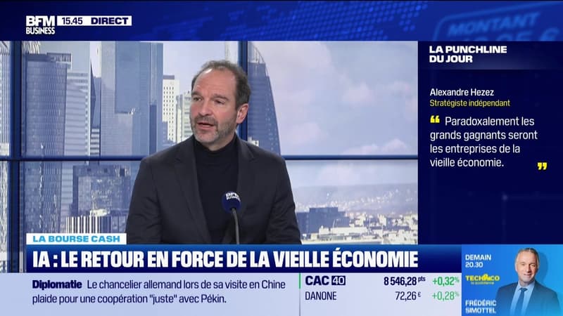 La bourse cash : "Paradoxalement les grands gagnants seront les entreprises de la vieille économie" - 25/02