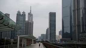 Les rues de Shanghai désertes - image d'illustration