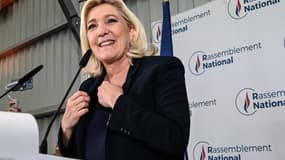 Marine Le Pen, au soir des résultats des élections législatives, dimanche 19 juin 2022