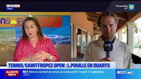 "Aller le plus loin possible cette semaine": Lucas Pouille serein à l'Open de tennis de Saint-Tropez