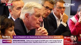  Qu'attendent les Français du discours de Michel Barnier?  