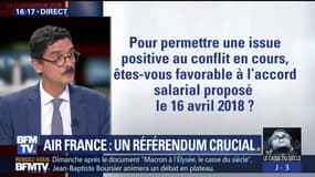 Air France: un référendum crucial 