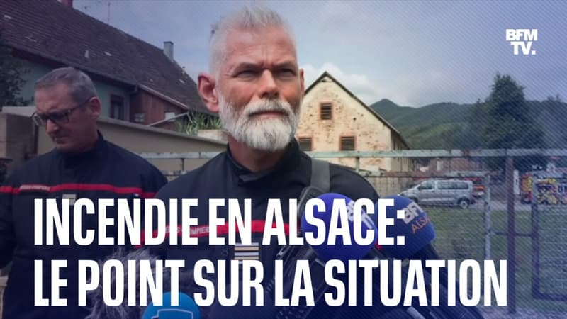 Incendie en Alsace: le point sur la situation de Philippe Hauwiller, colonel-lieutenant en charge des opérations de secours