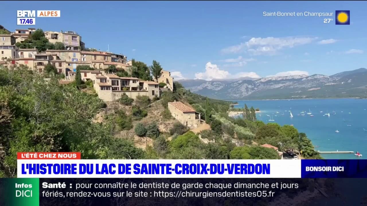 L'été chez nous l'histoire du lac de SainteCroixduVerdon