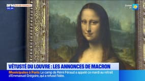 Le Louvre: les annonces d'Emmanuel Macron pour restaurer le musée