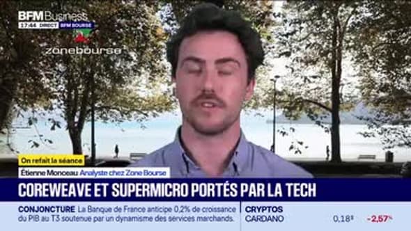 CoreWeave et Super Micro portés par la Tech