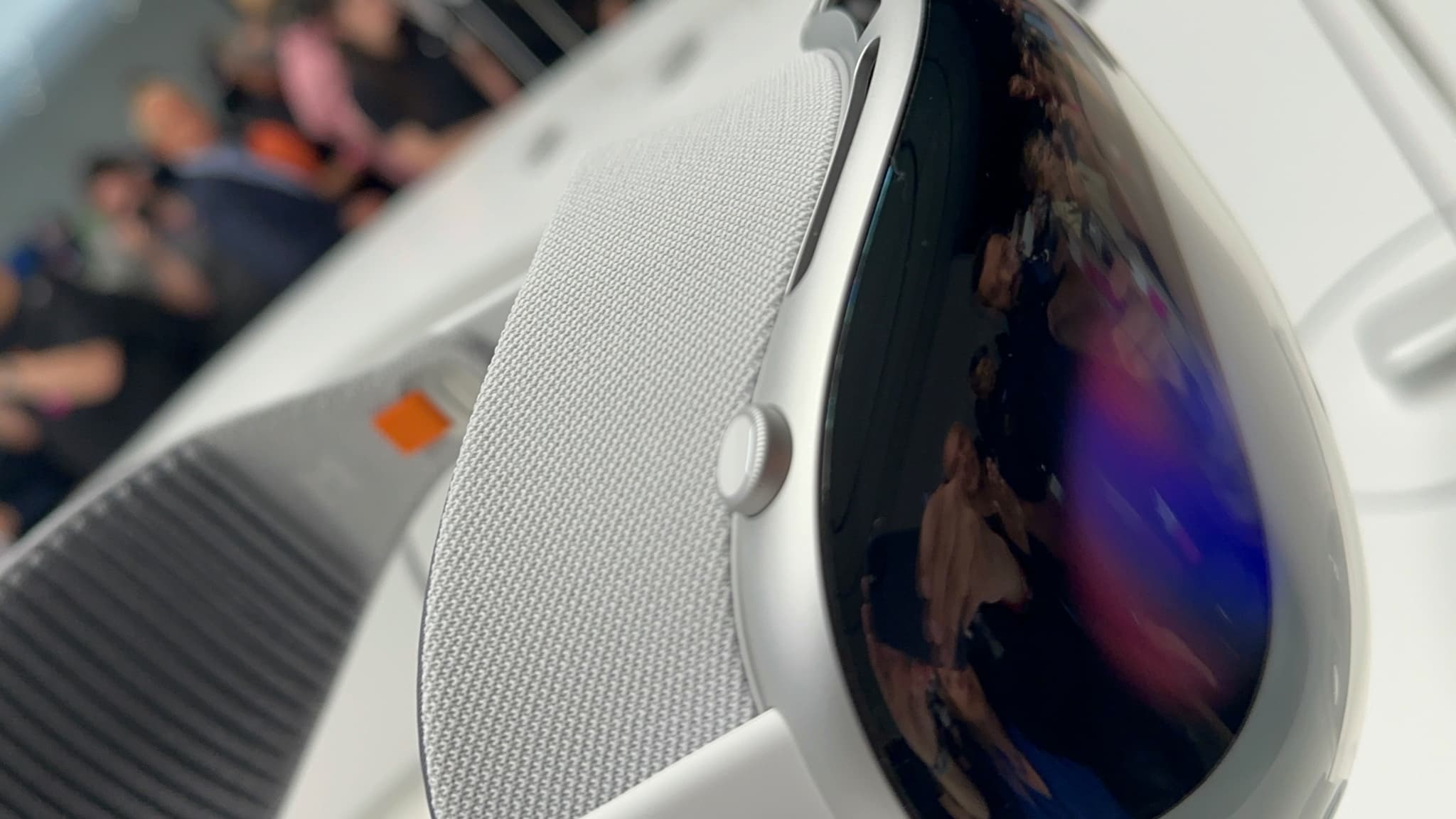 La couronne digitale de l'Apple Vision Pro