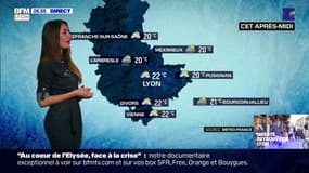 Météo: un temps maussade ce jeudi dans l'agglomération lyonnaise avec un risque d'averses orageuses, pas plus de 22°C cet après-midi à Lyon