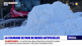 Alpes-Maritimes: La Colmiane se pare de neige de culture pour l'ouverture des pistes