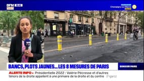 Bancs, plots jaunes, signalisation...: Paris va supprimer du mobilier désuet ou jugé "inesthétique"