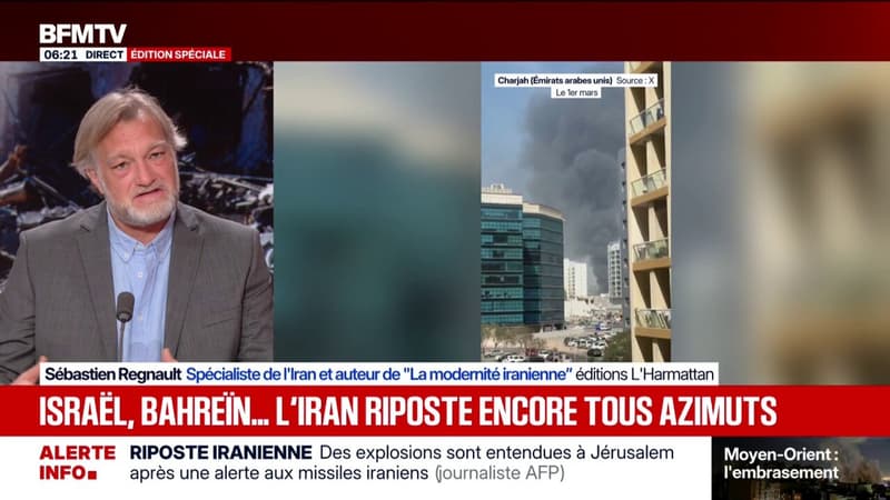 Le Hezbollah "vise les bases américaines", détaille Sébastien Regnault, spécialiste de l'Iran