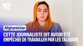 La journaliste afghane Shabnam Dawran dit avoir été empêchée de travailler par les talibans