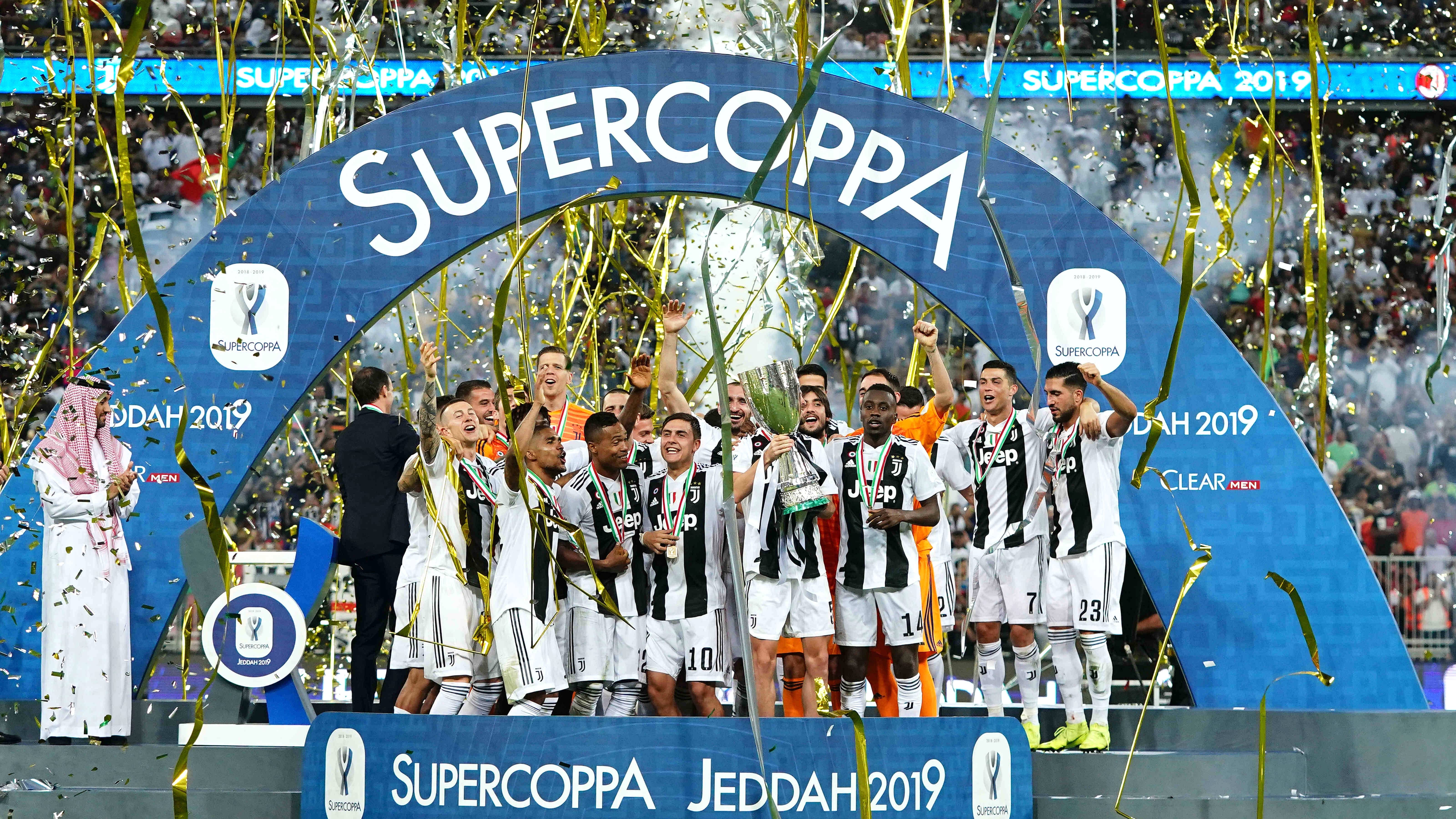 La joie des Turinois lors de la Supercoupe d'Italie en Arabie Saoudite La joie des Turinois lors de la Supercoupe d'Italie en Arabie Saoudite