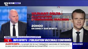 Le projet de loi sur l'obligation vaccinale et l'extension du pass sanitaire sera transmis demain au Conseil d'État