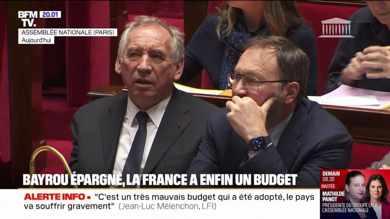 Assemblée nationale: François Bayrou échappe à la censure et la France se trouve un budget