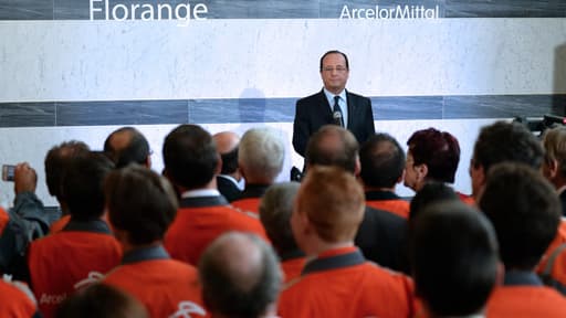 François Hollande estime que les efforts des salariés de Florange n'ont pas été vains.