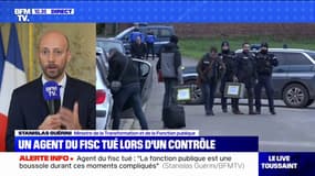 Agent du fisc tué lors d'un contrôle: "La fonction publique est toujours en première ligne dans les crises, c'est une boussole dans les moments compliqués", estime Stanislas Guérini 