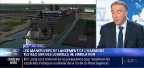 Des logiciels de simulation numériques pour tester les manoeuvres de lancement du Harmony of the Seas