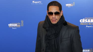 Joey Starr lors de la projection du film Polisse.