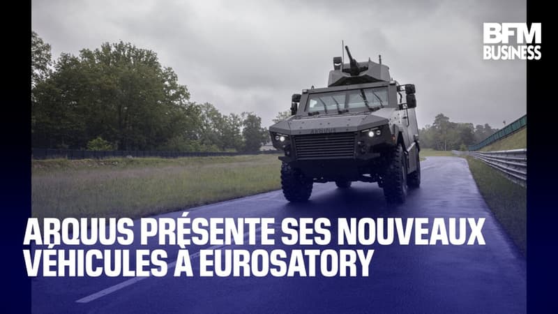 Arquus présente ses nouveaux véhicules à Eurosatory