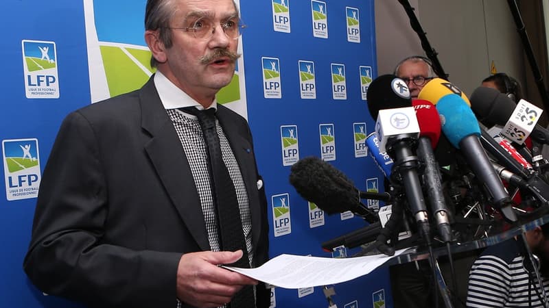 Frédéric Thiriez s'est montré très ferme lors de son point-presse improvisé.