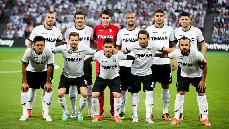 L'équipe de l'Astra Giurgiu en 2016.