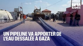     A pipeline will bring desalked water to Gaza 