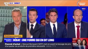 ÉDITO - Débat des législatives: "Pas de grand gagnant" entre Attal, Bardella et Bompard