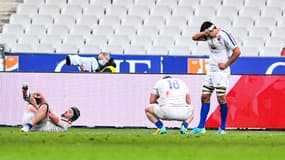 La déception du XV de France après la défaite contre l'Ecosse