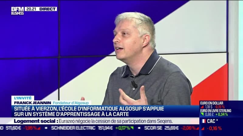 Franck Jeannin (Algosup) : Située à Vierzon, l'école d'informatique Algosup s'appuie sur un système d'apprentisage à la carte - 26/08