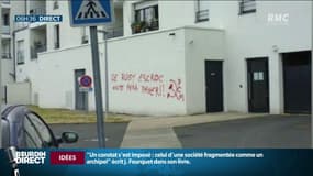 “De Rugy escroc on te fera payer”, le domicile à Orvault de François de Rugy tagué par le Parti Communiste Maoïste