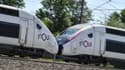 Deux locomotives d'un TGV Inoui